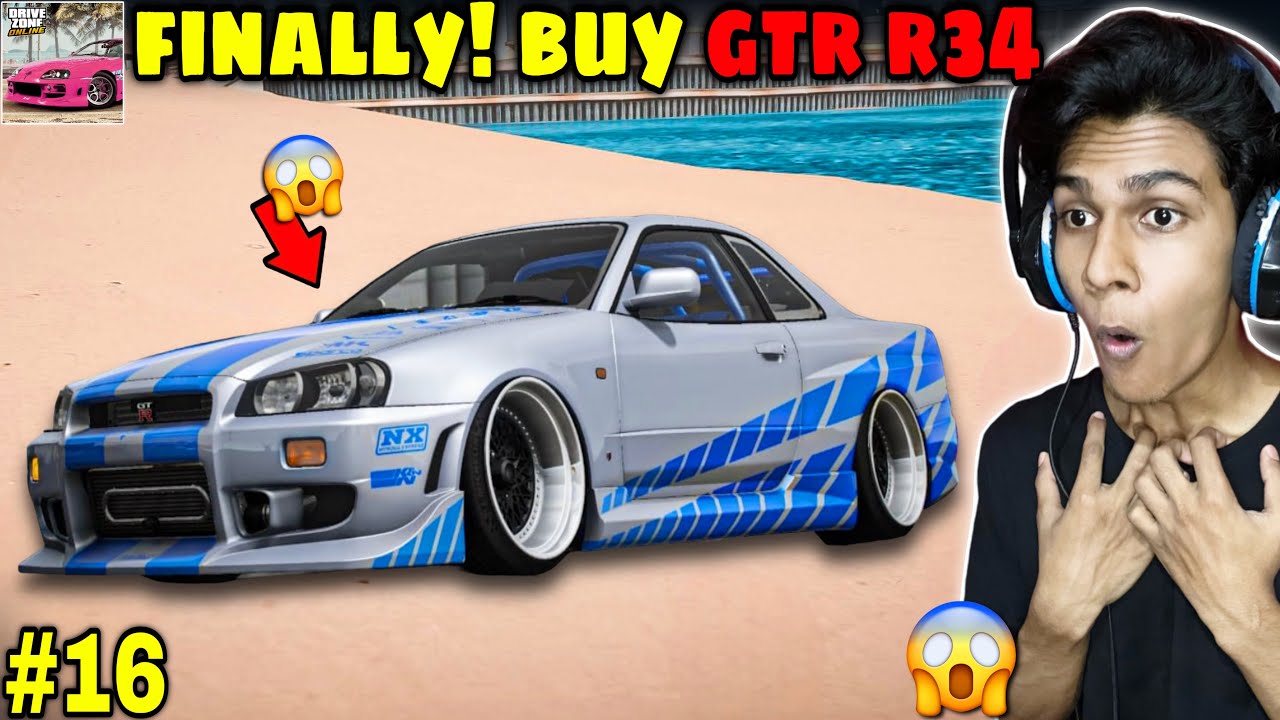 Finally! Buy New GTR R34 😎🔥 - Kaam Gamer - Drive Zone Online Gameplay in Hindi