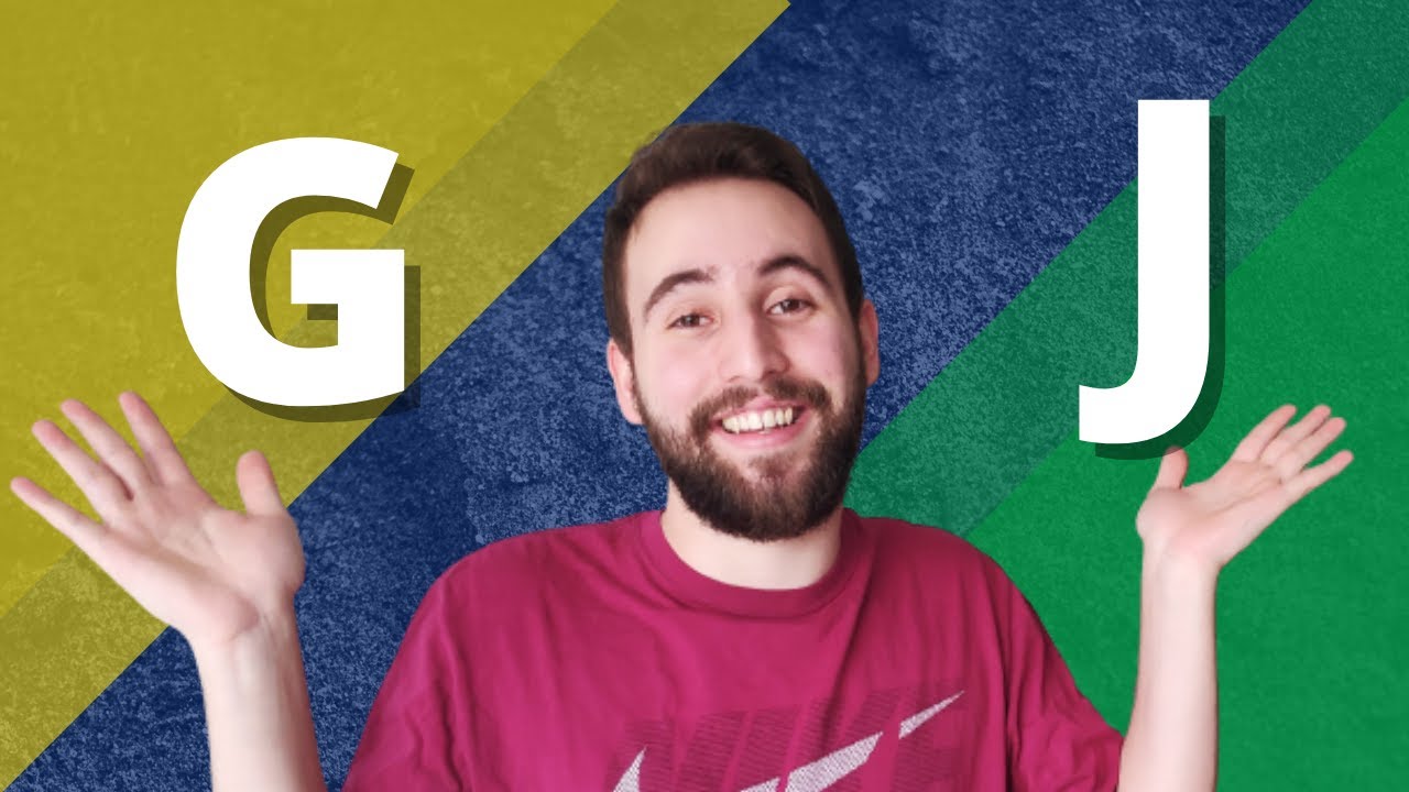 A pronúncia das letras G e J em português | Vou Aprender Português