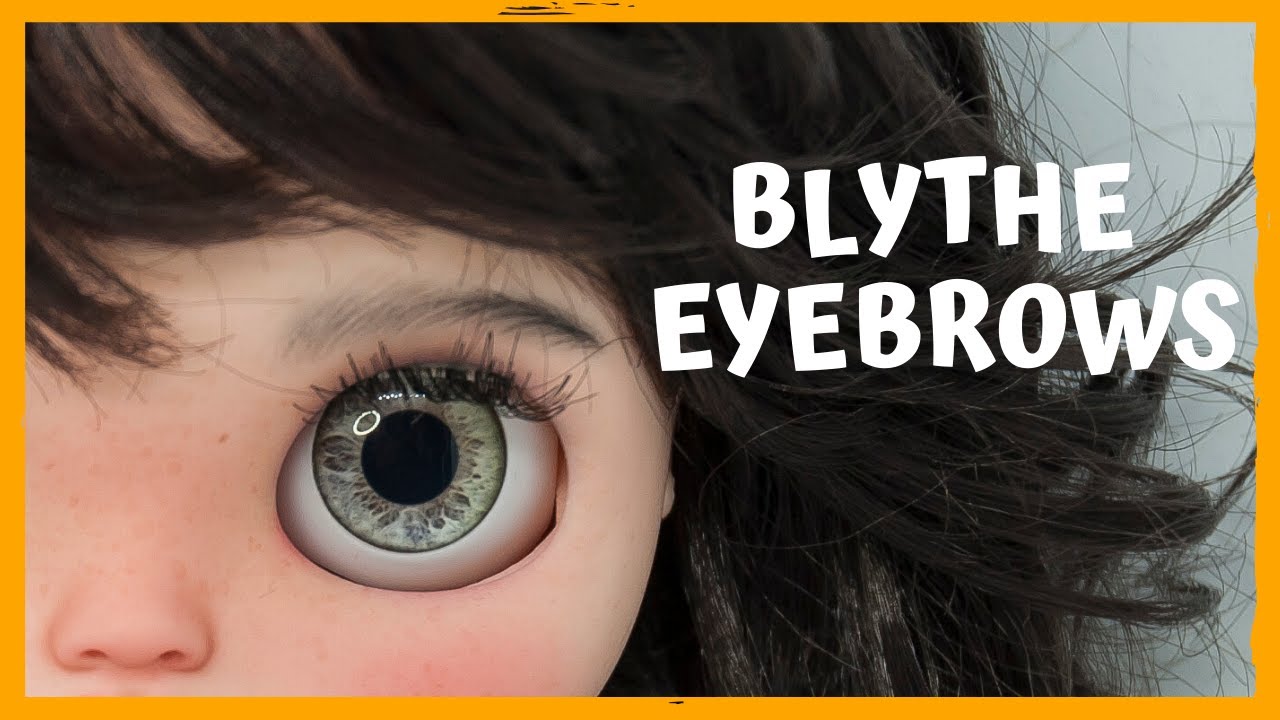MAQUILLAJE BLYTHE: Cómo DIBUJAR CEJAS