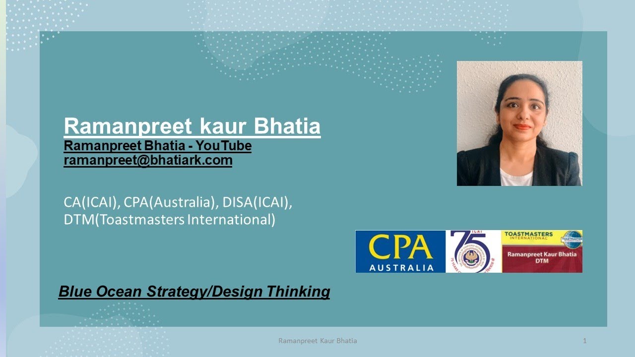 Blue Ocean Strategy & Design Thinking