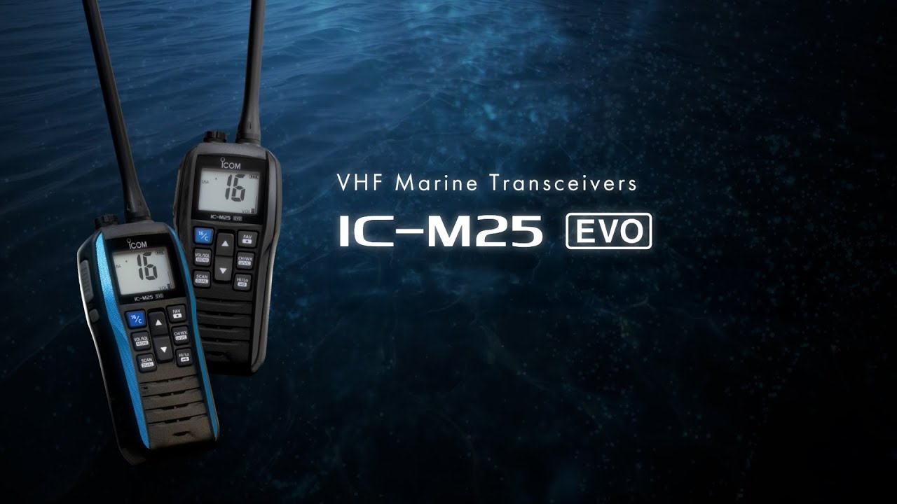 Introducing the Icom IC-M25 EVO Buoyant Marine VHF Radio