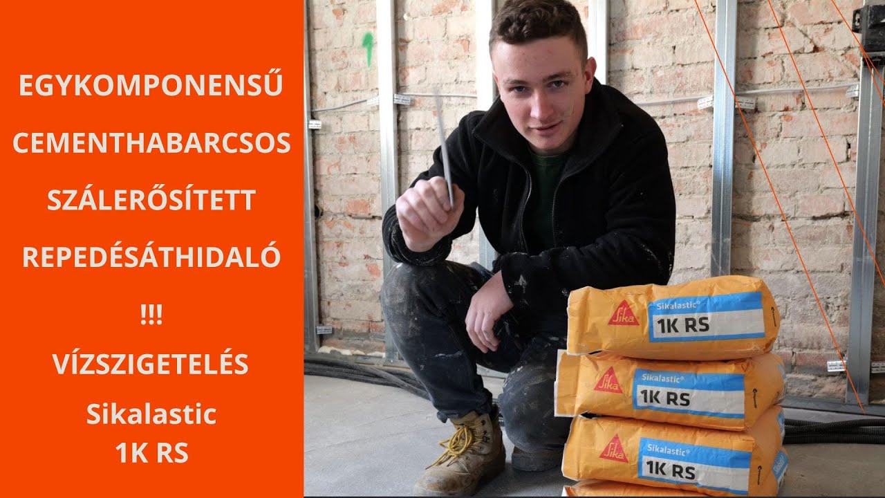 Brutális Sika Vízszigetelés - Sikalastic 1K Bemutatása