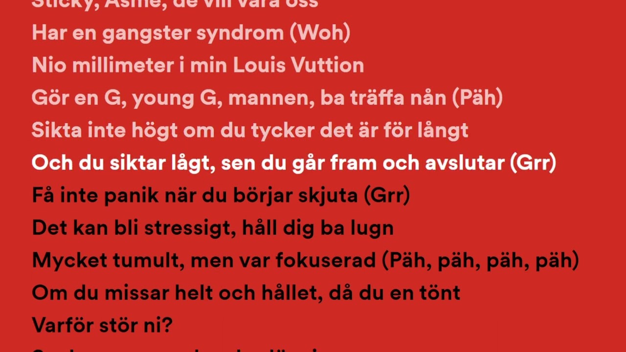 Asme x Sticky - GANGSTER SYNDROM (Lyrics)