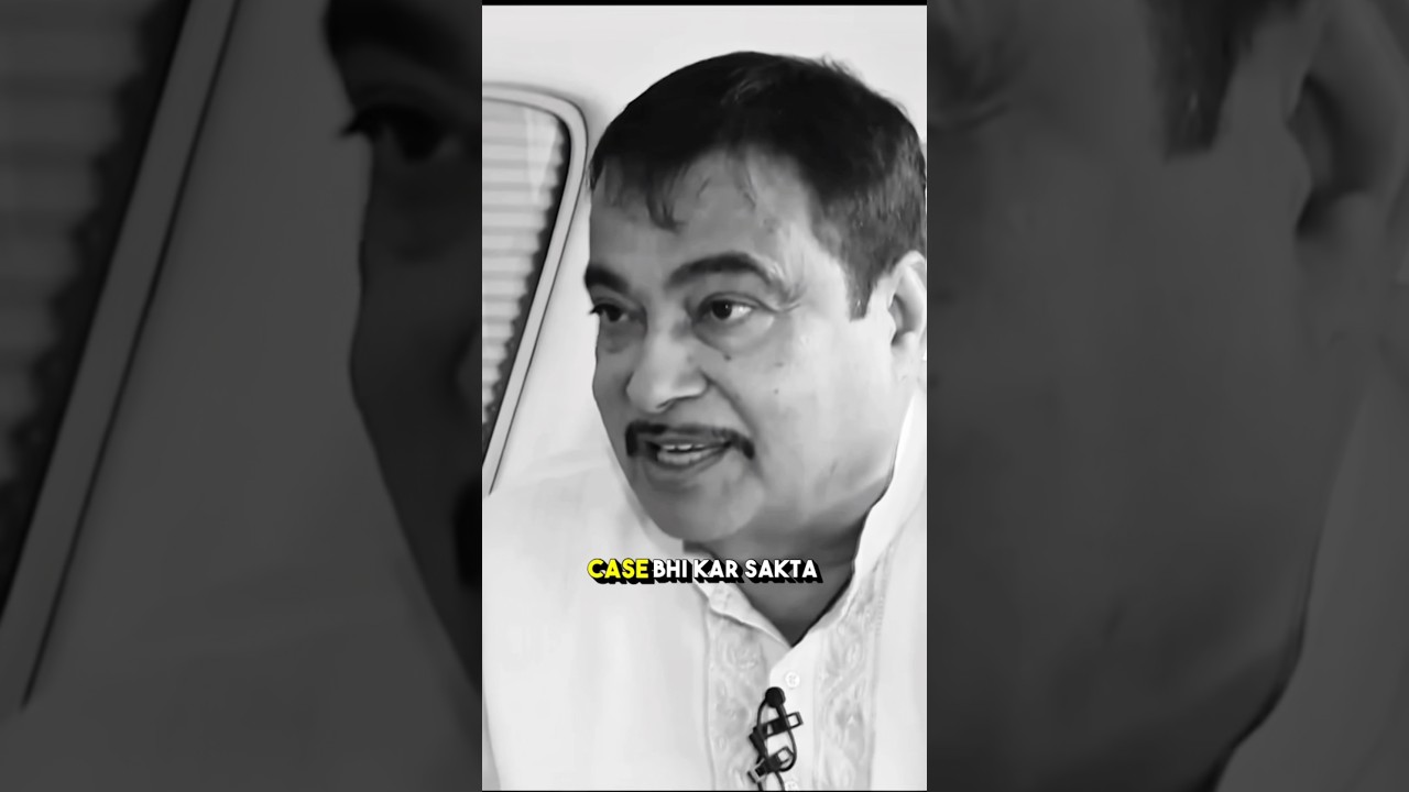 The Real Journalist vs Nitin Gadkari (He wasn't ready!)💀|| #shorts