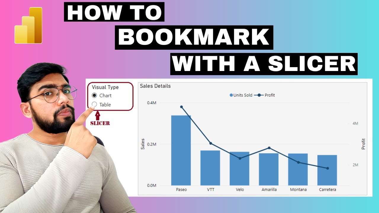 How to create Bookmark with a Slicer in Power BI