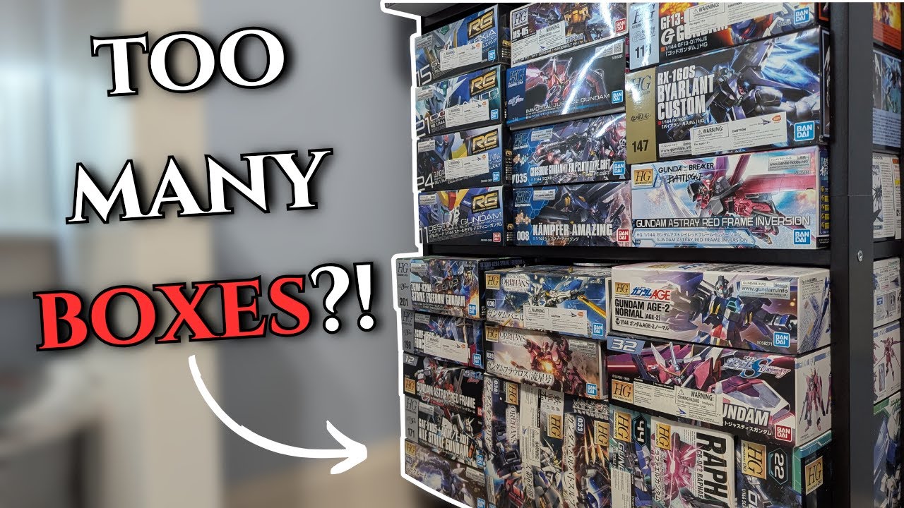 Cleaning My Shelf of Model Kit Boxes While Ranting! | Commentary Pt.2