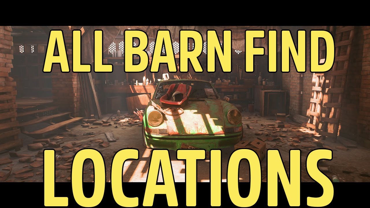 Forza Horizon 5 - All Barn Find Locations & Restorations (No Commentary)