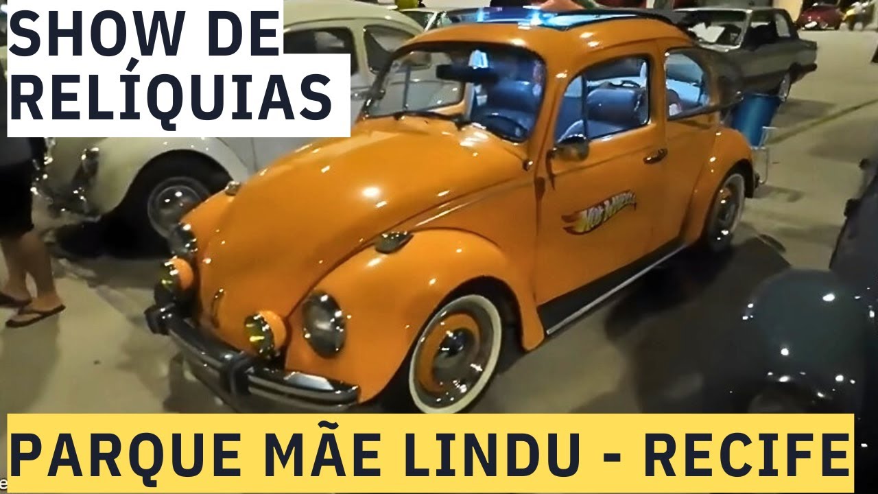 MOSTREI o ENCONTRO de CARROS ANTIGOS no PARQUE da MÃE LINDU, em RECIFE. DURANTE uma LIVE.