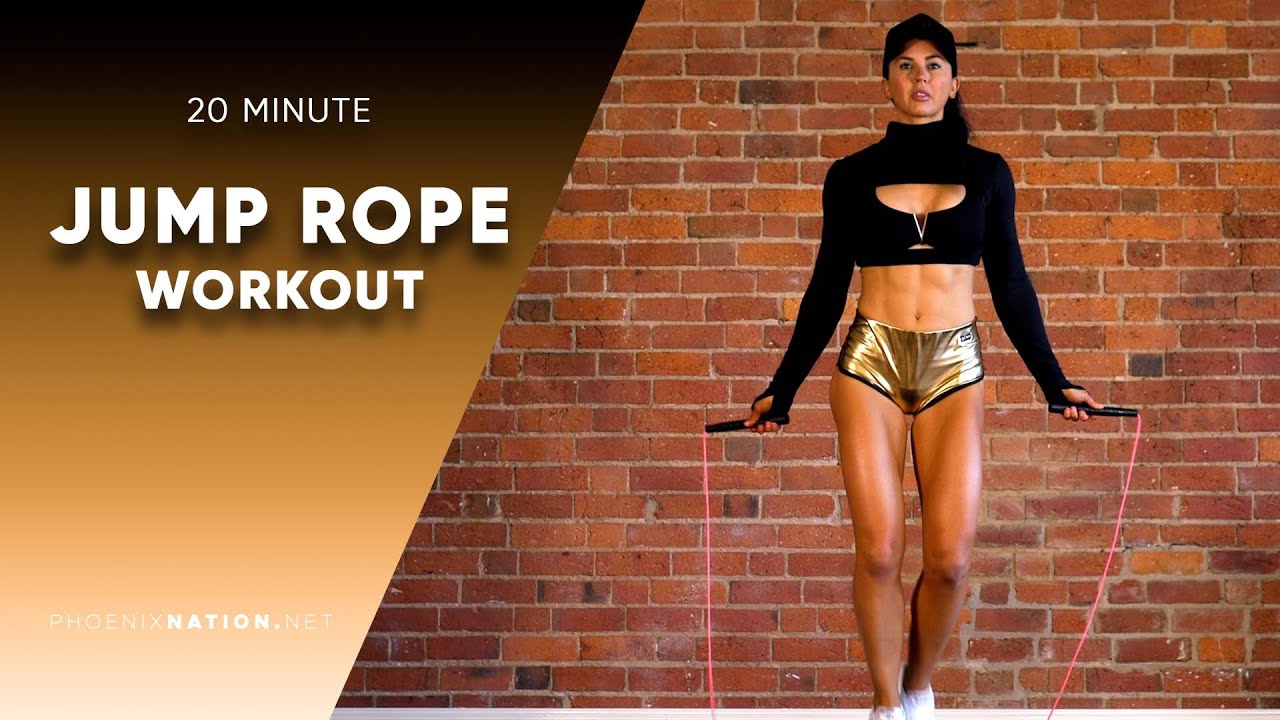 20 MINUTE JUMP ROPE WORKOUT (FAT BURNING)