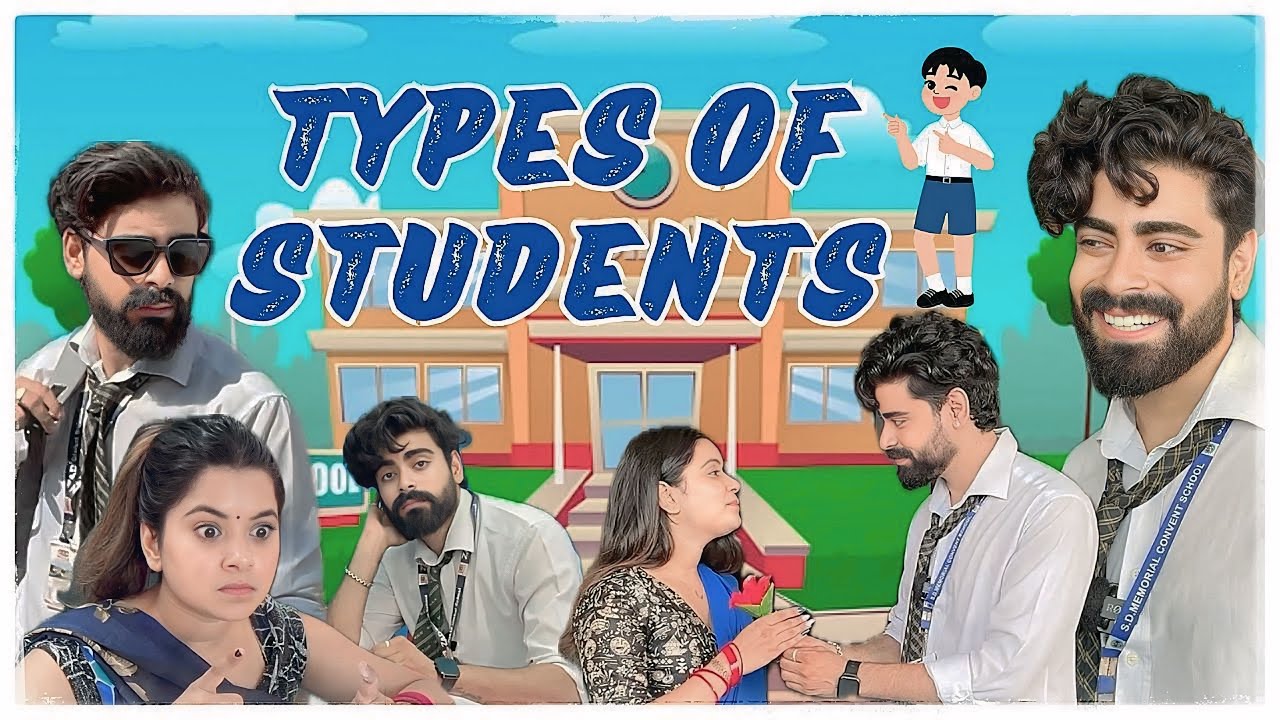Types of Students in School 🏫 #teratrigun #schoollife 