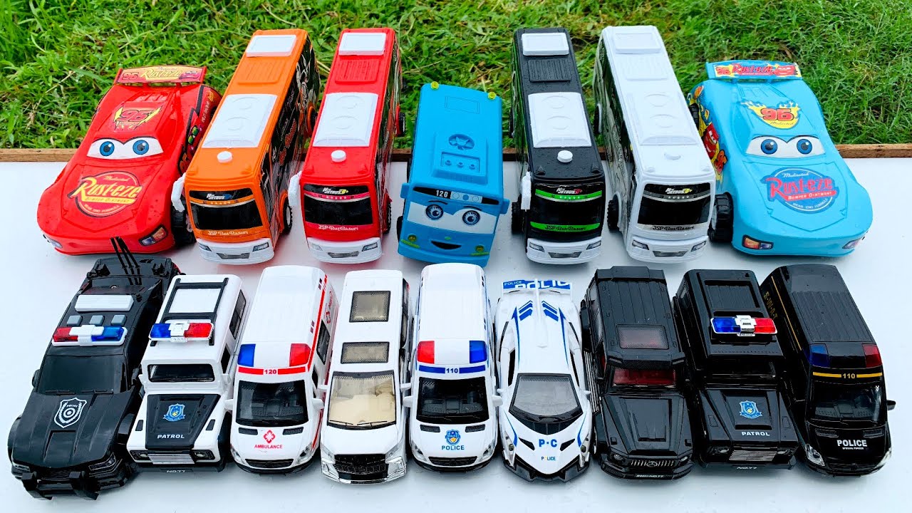 Mobil Mobilan Hai Tayo, Truk Sampah, Mobil Balap, Truk Pasir, Excavator, Mobil Full Mcqueen #5098