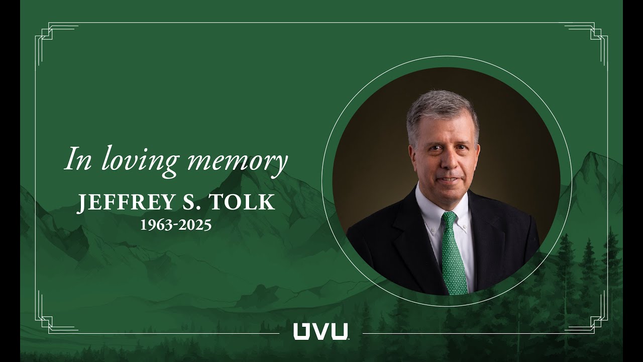 Funeral Services for UVU’s First Gentleman Jeffrey S. Tolk