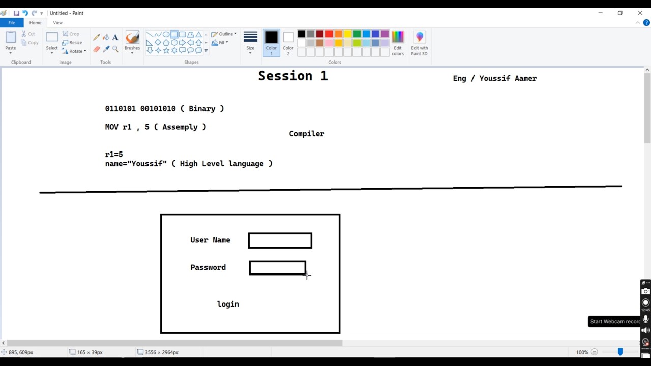 Programming Lesson1&2--  الفصل الاول والفصل التاني من منهج اولي ثانوي لماده البرمجه الحديثه