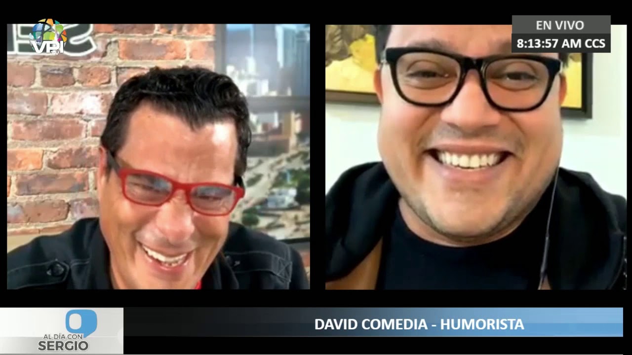 David Comedia y sus imitaciones en Al Día con Sergio