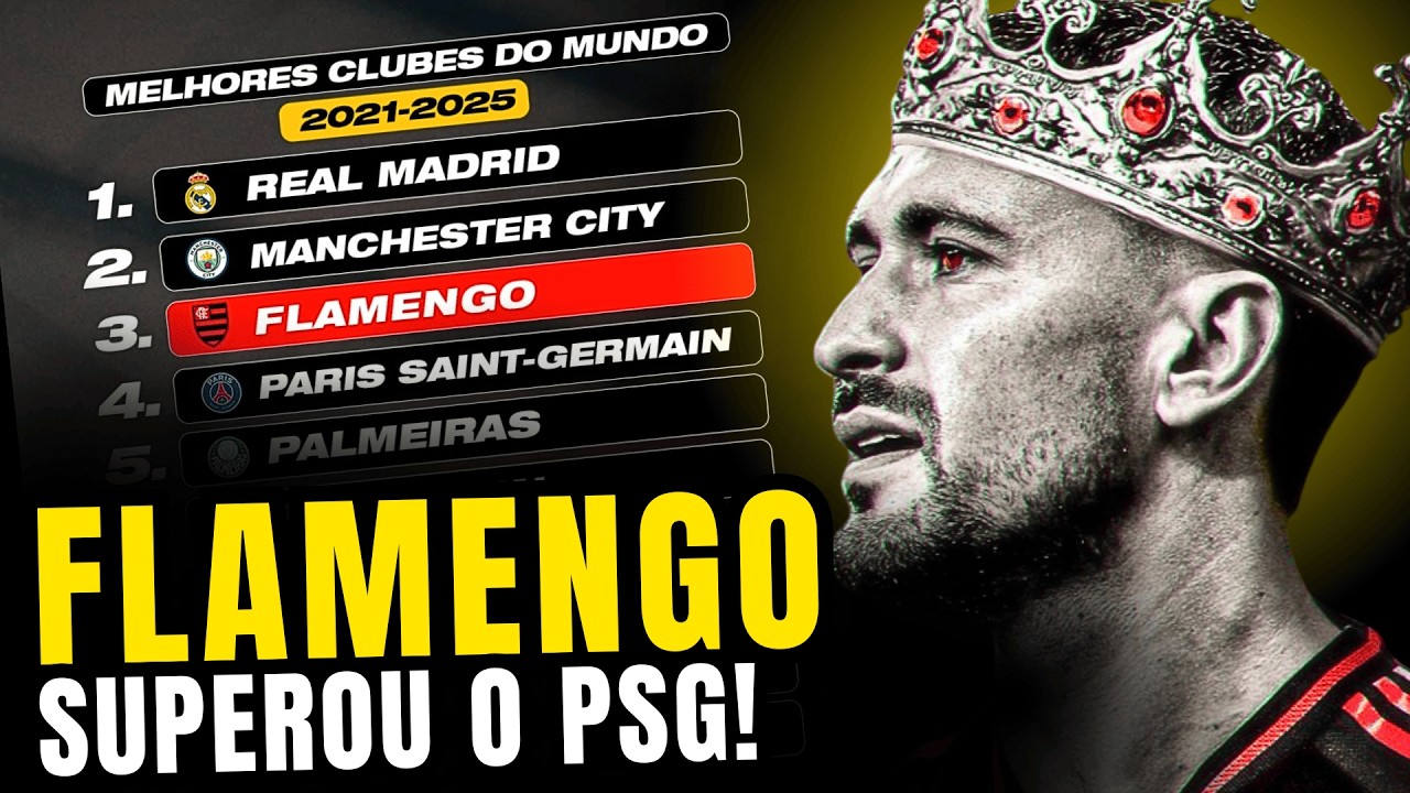 ⚠️ Flamengo acima do PSG? Ranking mundial gera debate| FUTEBOL|  NAÇÃO FC