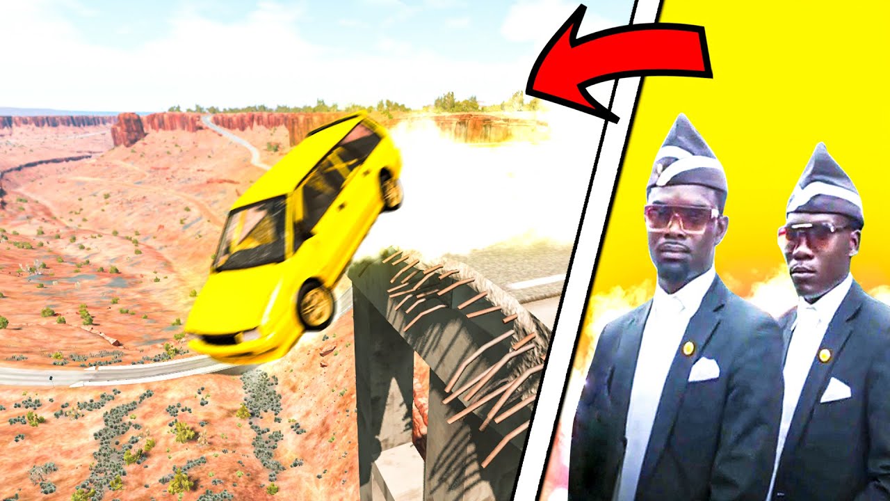 DANCE COFFIN ON FUNERAL MEME COMPILATION #50 | ASTRONOMIA SONG | BeamNG Drive MEMES