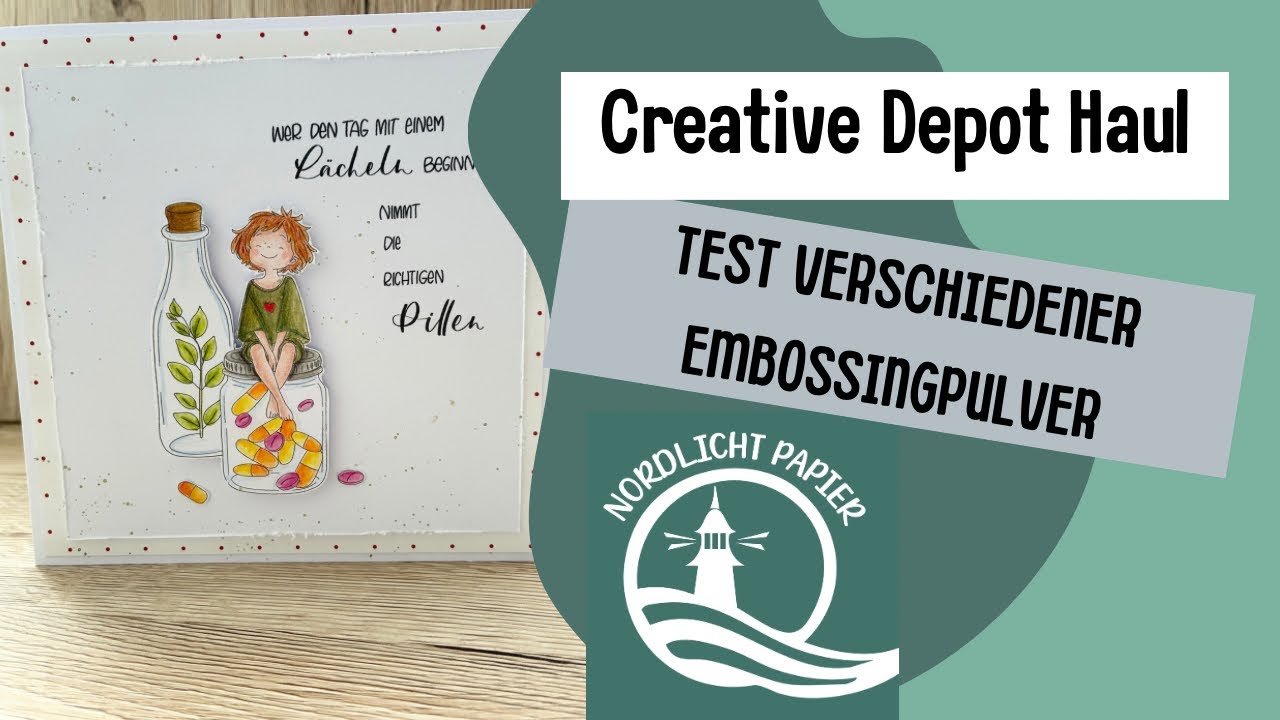 Kreatives Allerlei / Creative Depot Haul / Embossingpulver Möglichkeiten 