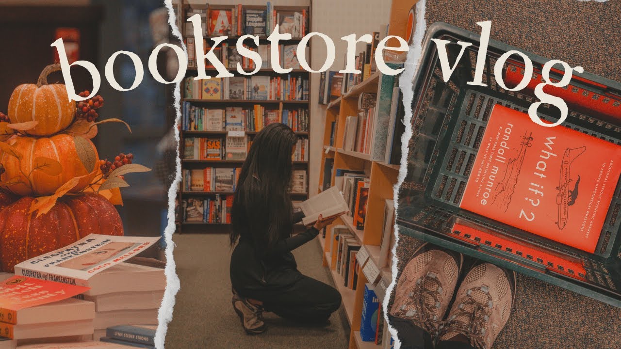 cozy bookstore vlog 🍂☕🕯️ let’s spend the day book shopping at barnes & noble + a book haul