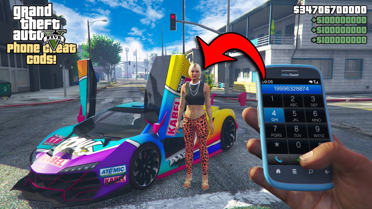GTA 5 - Phone Cheat Cods! (PS5, PS4, PS3, PC & Xbox)