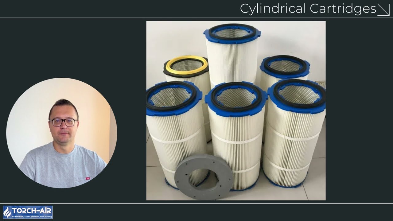 Types of Cartridges for Industrial Dust Collectors with Pulse-Jet Cleaning Systems