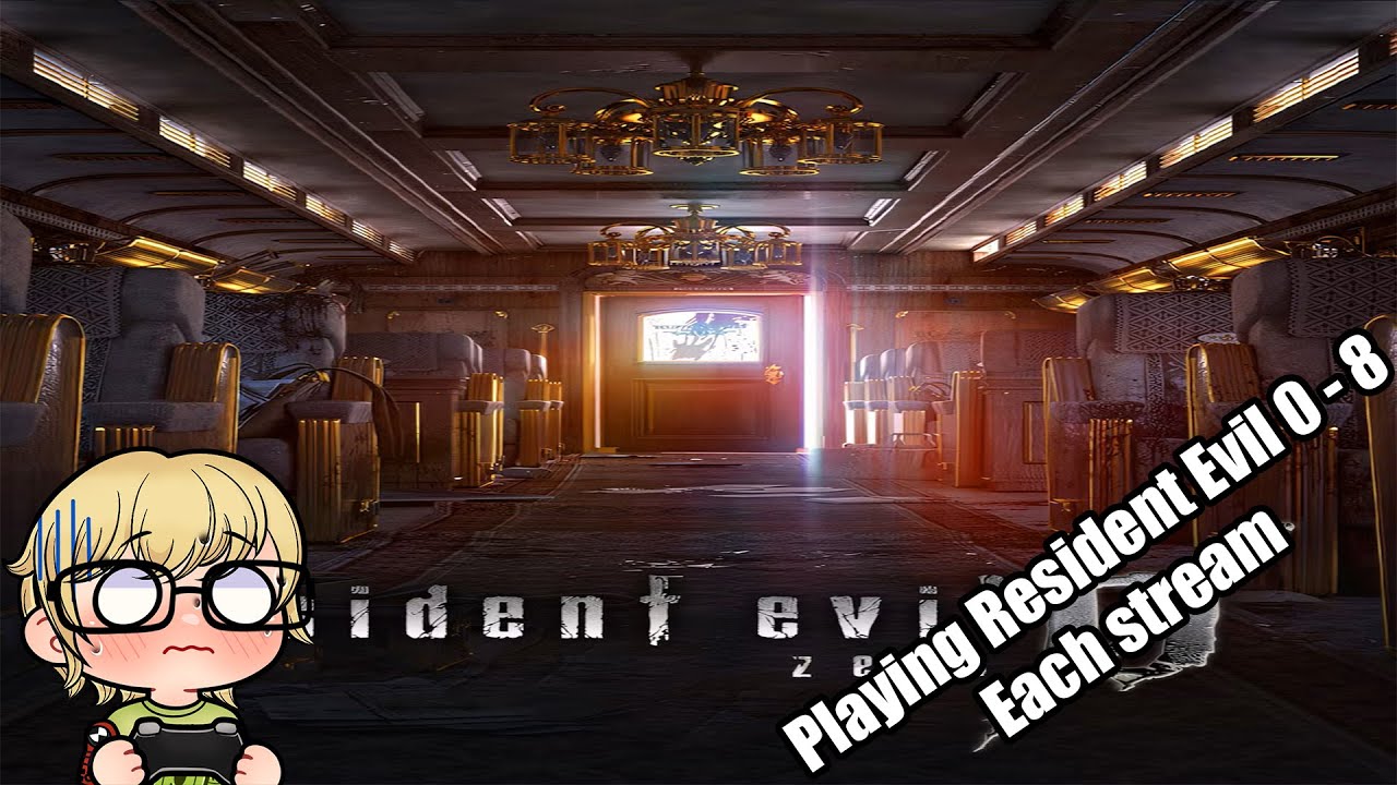 Playing Resident Evil 0 - 8 at the start of 1(Resident Evil 1 Remake)