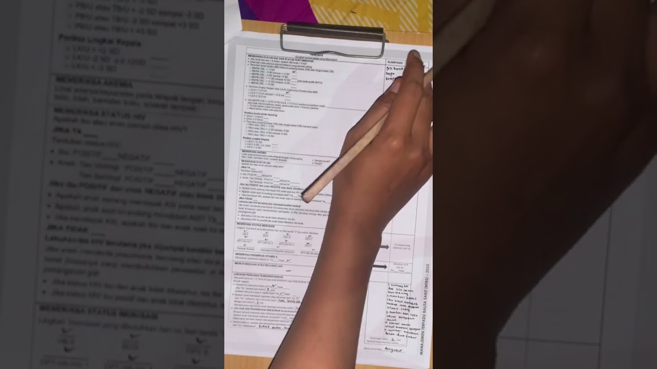 MENGISI FORMULIR MTBS