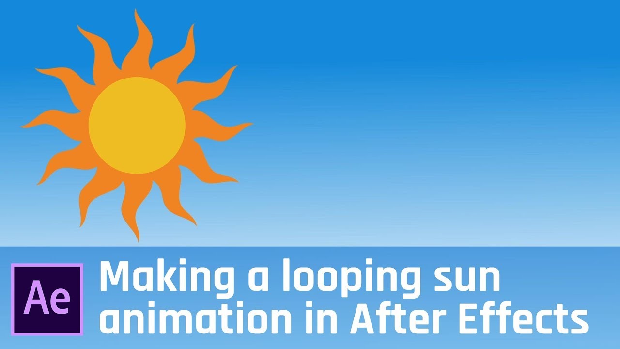 Animating a sun with After Effects and expressions