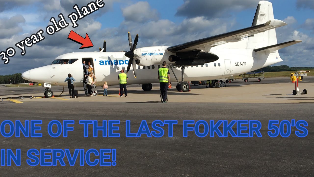 I Flew On One Of The Last Fokker 50's In Service...