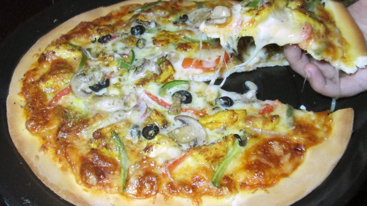 Homemade Pizza Recipe - Chicken Fajita Thin Crust Pizza - Italian Pizza Recipe