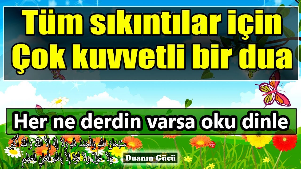 Tüm sıkıntılar için çok etkili bir dua ve tesbihat | Günlük Dualar 2