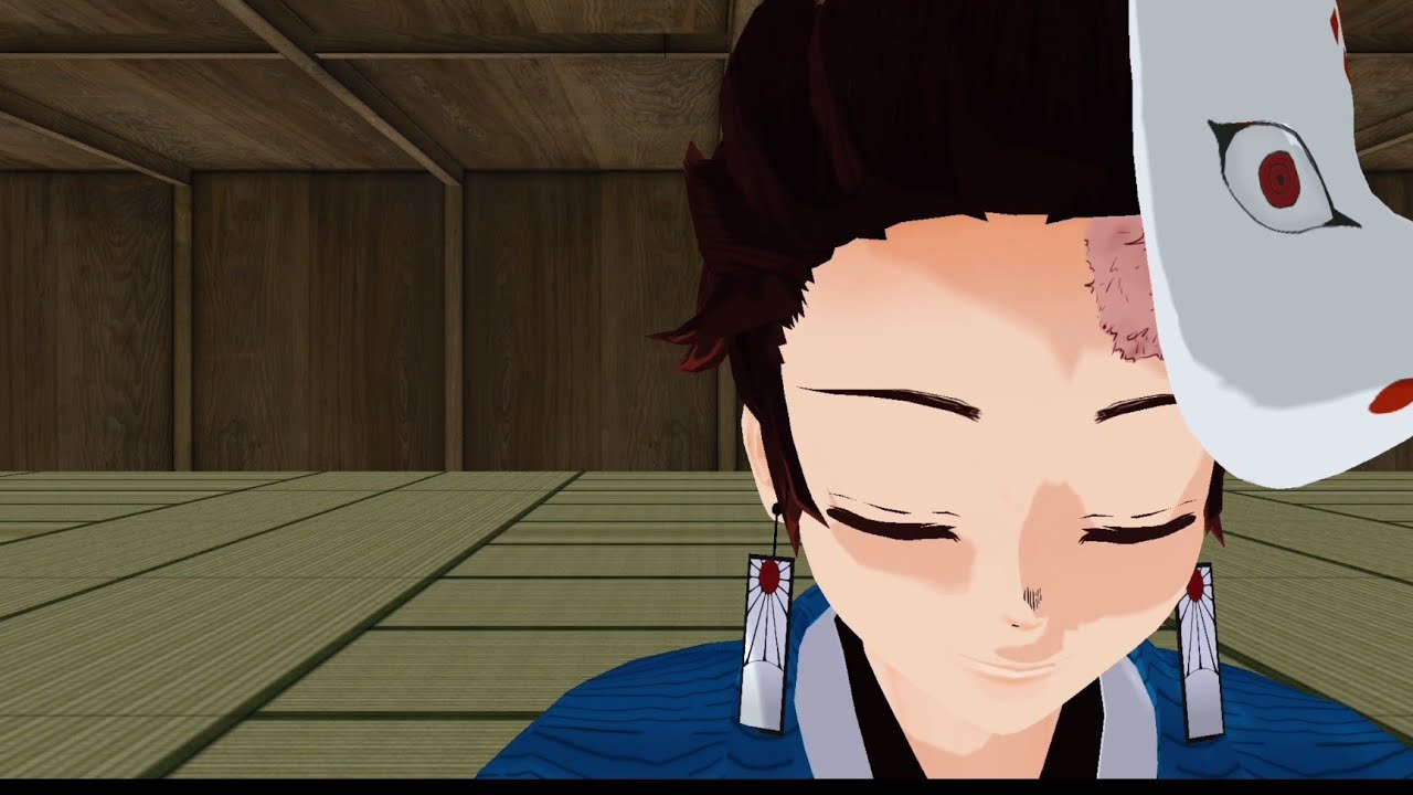 【鬼滅の刃mmdスマホ】炭治郎が千本桜を踊っています。