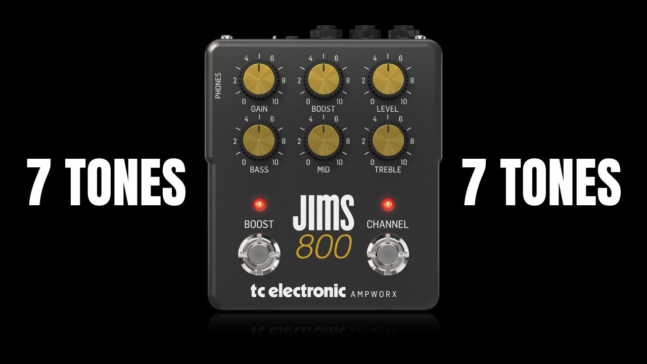 TC ELECTRONIC AMPWORX JIMS 800 - 7 Tones (No Talking)