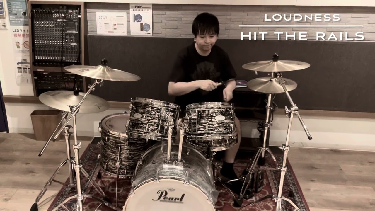 【叩いてみた】HIT THE RAILS / LOUDNESS