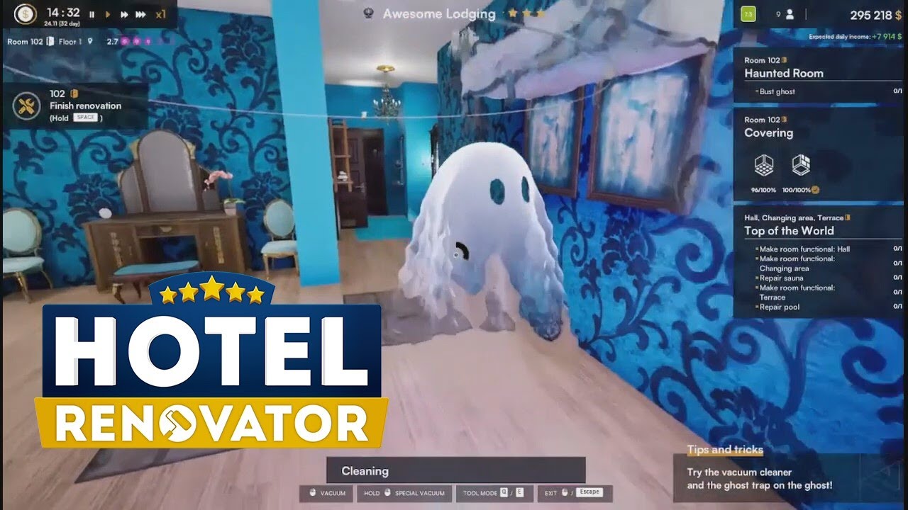 Hotel Renovator: The ghost in Room 102