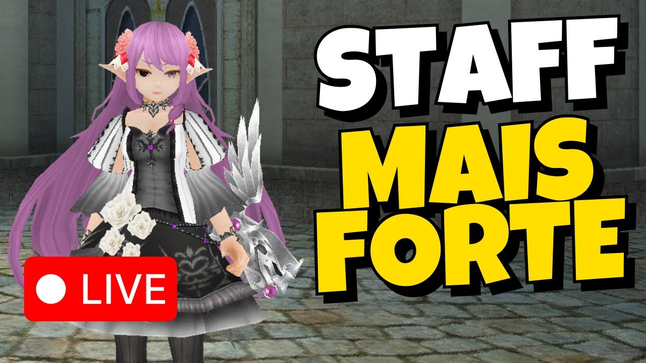 Toram Online – Farmando o Staff Mais Forte do Jogo 🔴 AO VIVO