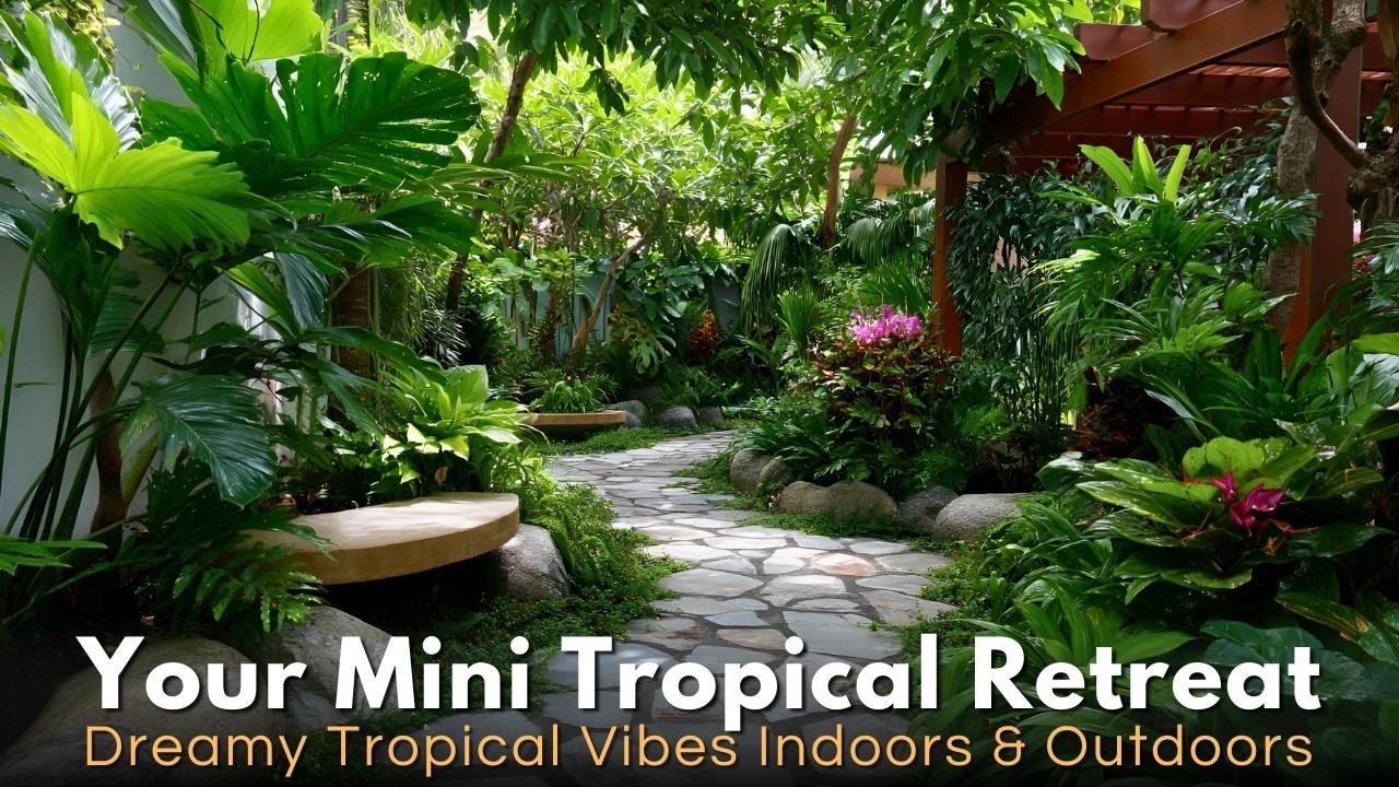 Small Tropical Garden Design Ideas : Stunning Backyard Transformation