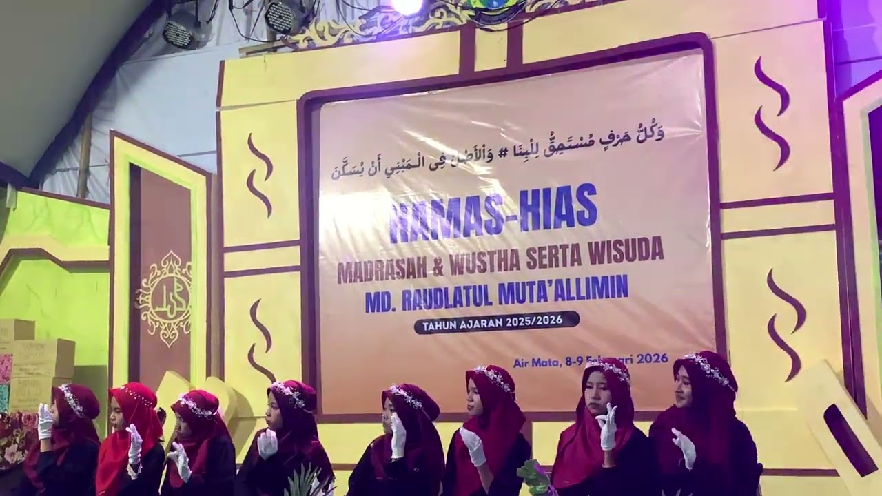 Samman tingkat wustho | madrasah Raudlatul Mutaallimin 
