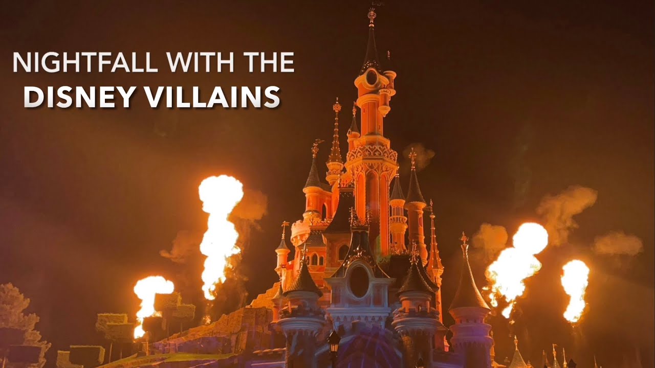 [4K] NEW Nightfall with the Disney Villains - Halloween 2022 | Disneyland Paris