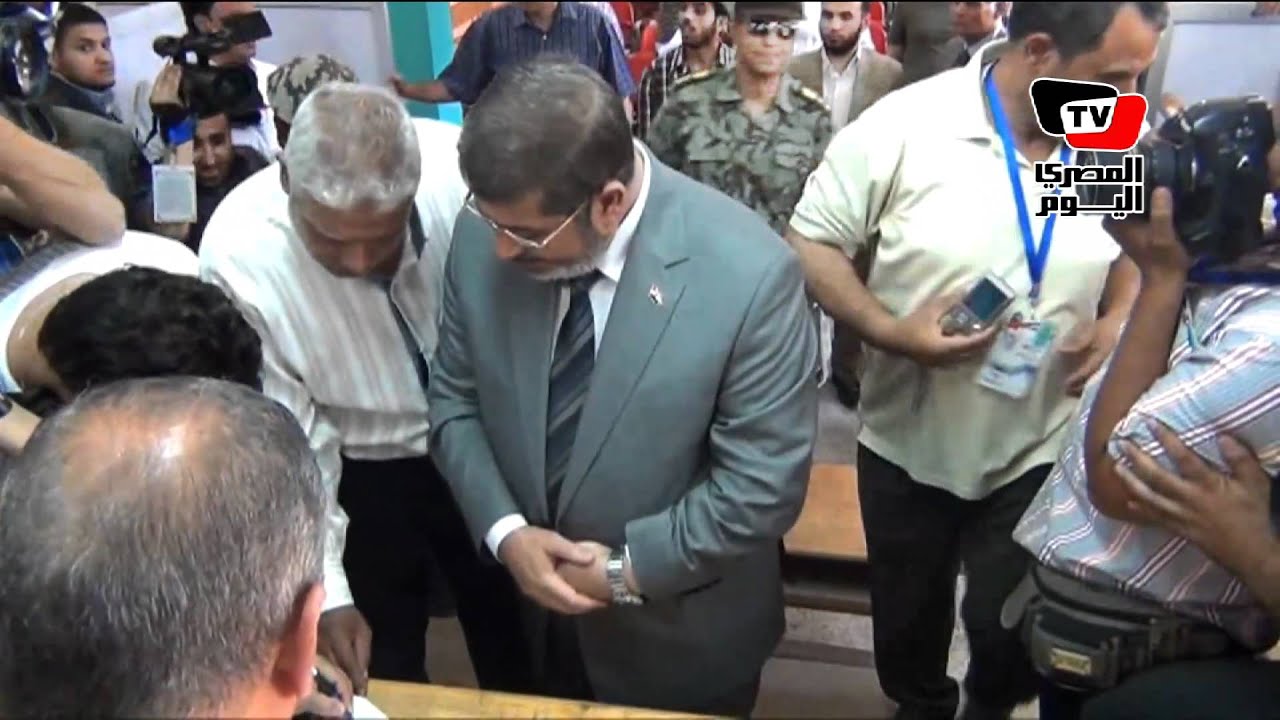 «مرسي» يدلي بصوته في الشرقية