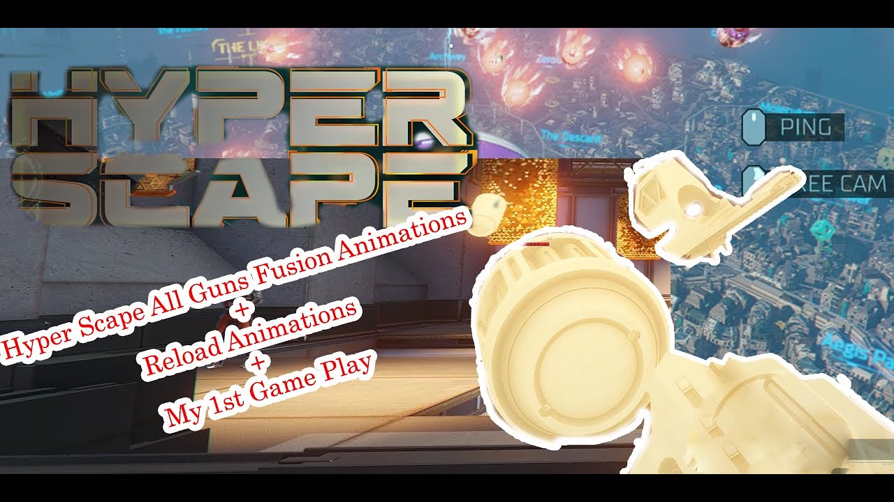 Hyper Scape All Guns Fusion Animations + Reload Animations | RIP Hyper Scape |