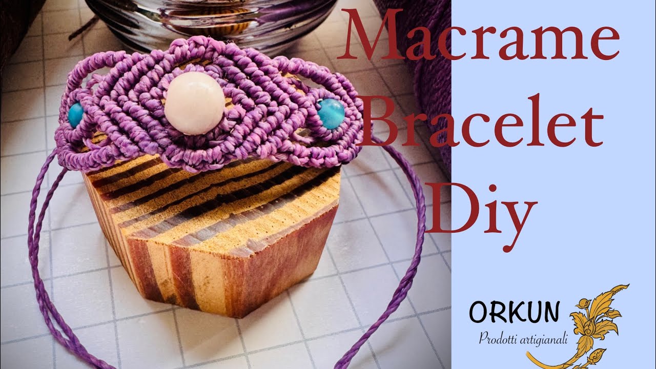 Full Video DIY Macrame Bracelet #diy #macrame #handmade #tutorial