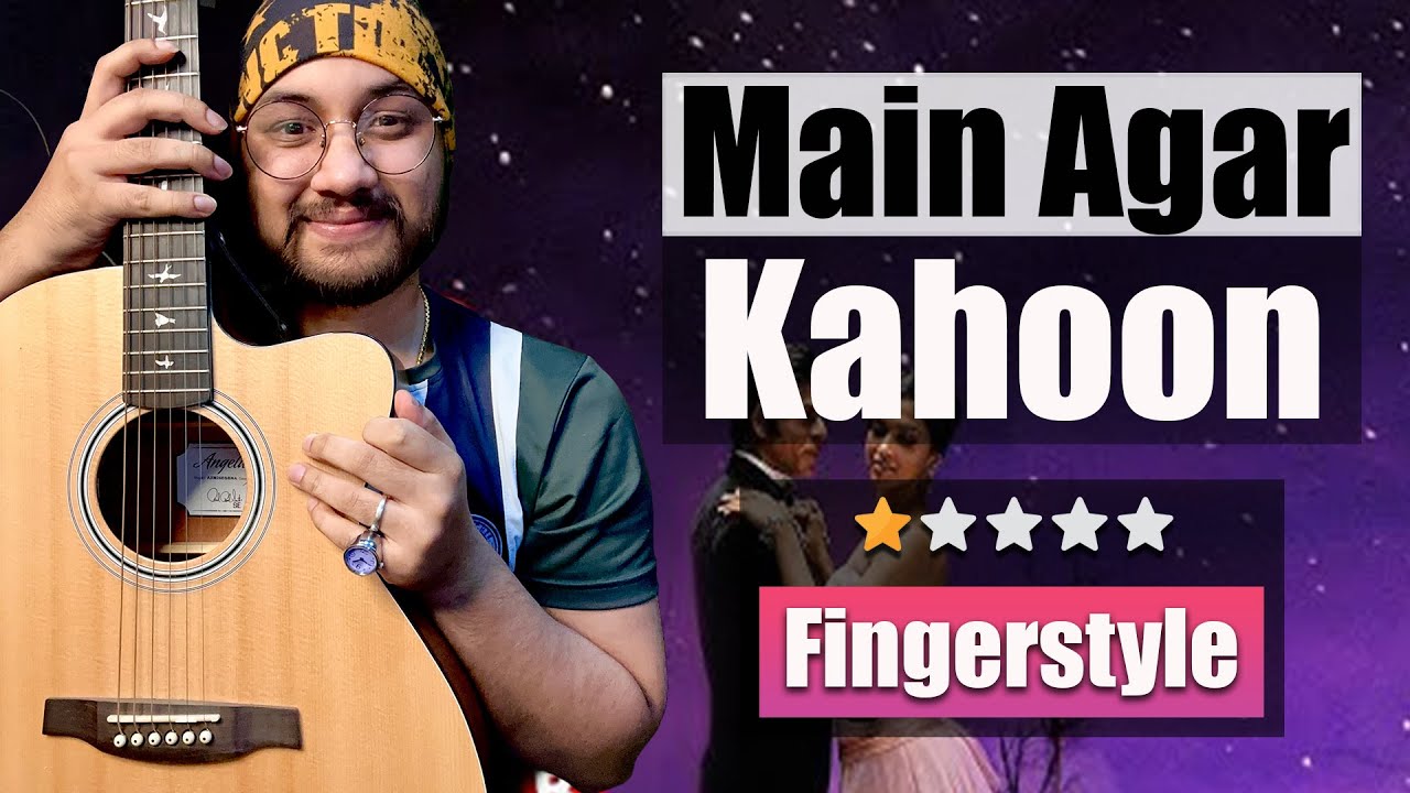 Main Agar Kahoon Guitar Tutorial | Tabs + Fingerstyle | Om Shanti Om | Easy Guitar Lesson