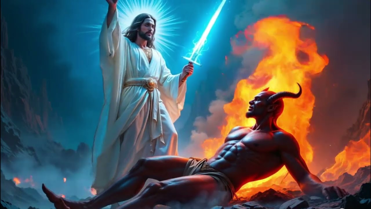 Jesus vs Monster #viral #trending #jesus #god #jesuschrist #christian #amen #jesuslovesyou