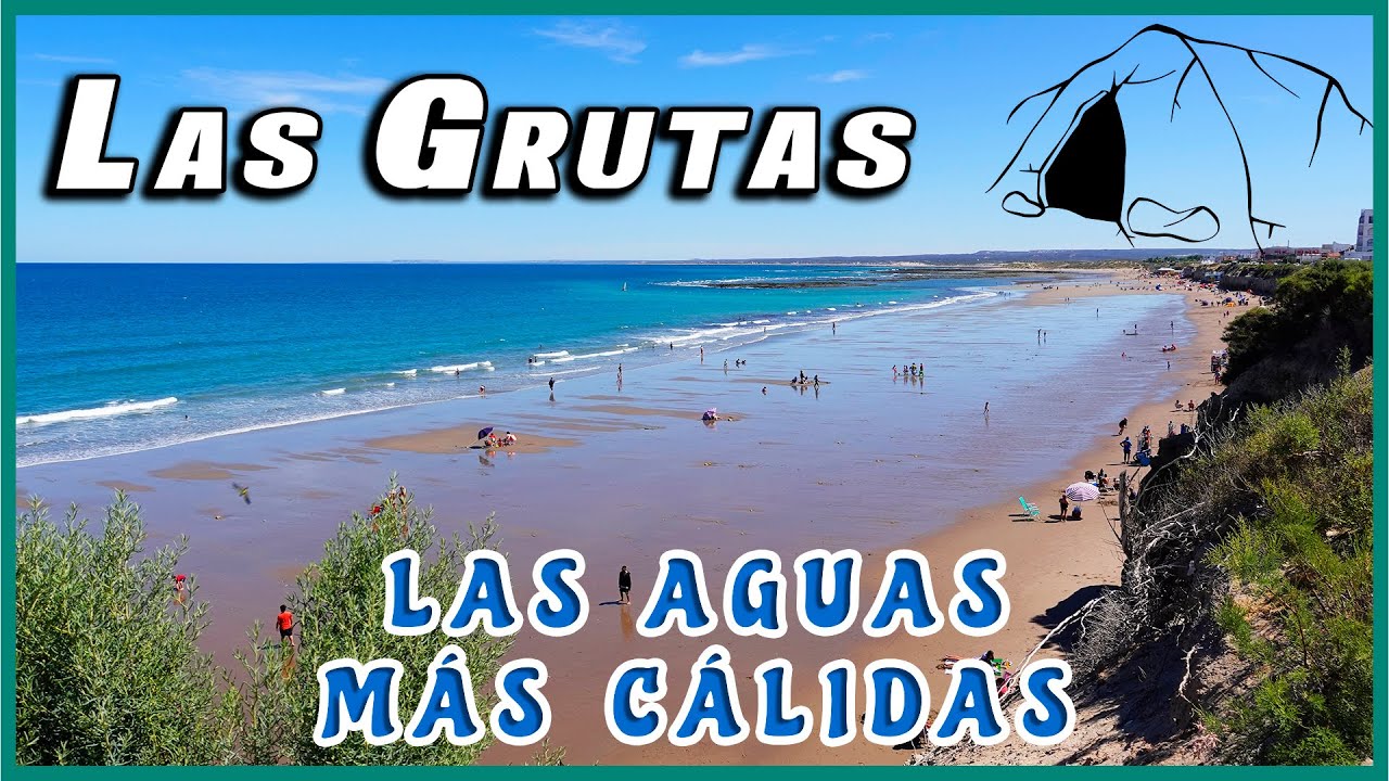 🌅 La MEJOR PLAYA de Argentina? 🌊 LAS GRUTAS - Río Negro, Argentina
