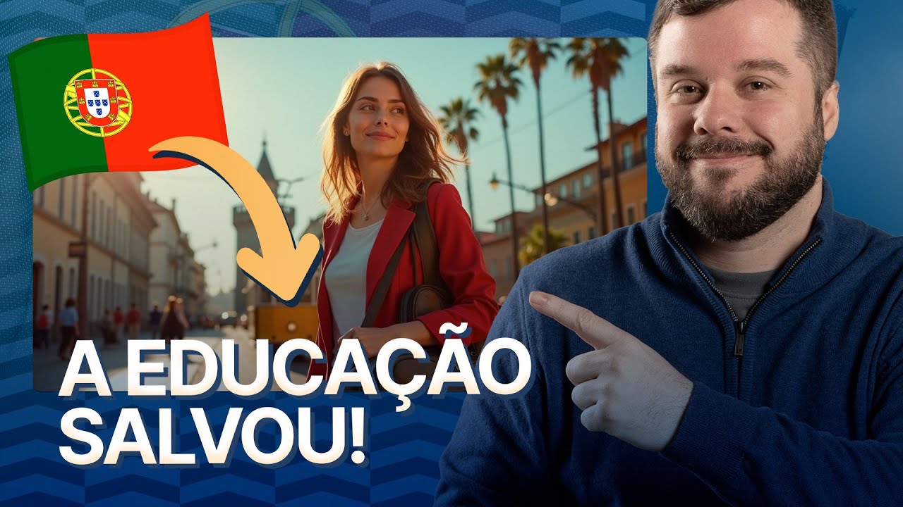 Quando estudar vira a porta de saída do Brasil!
