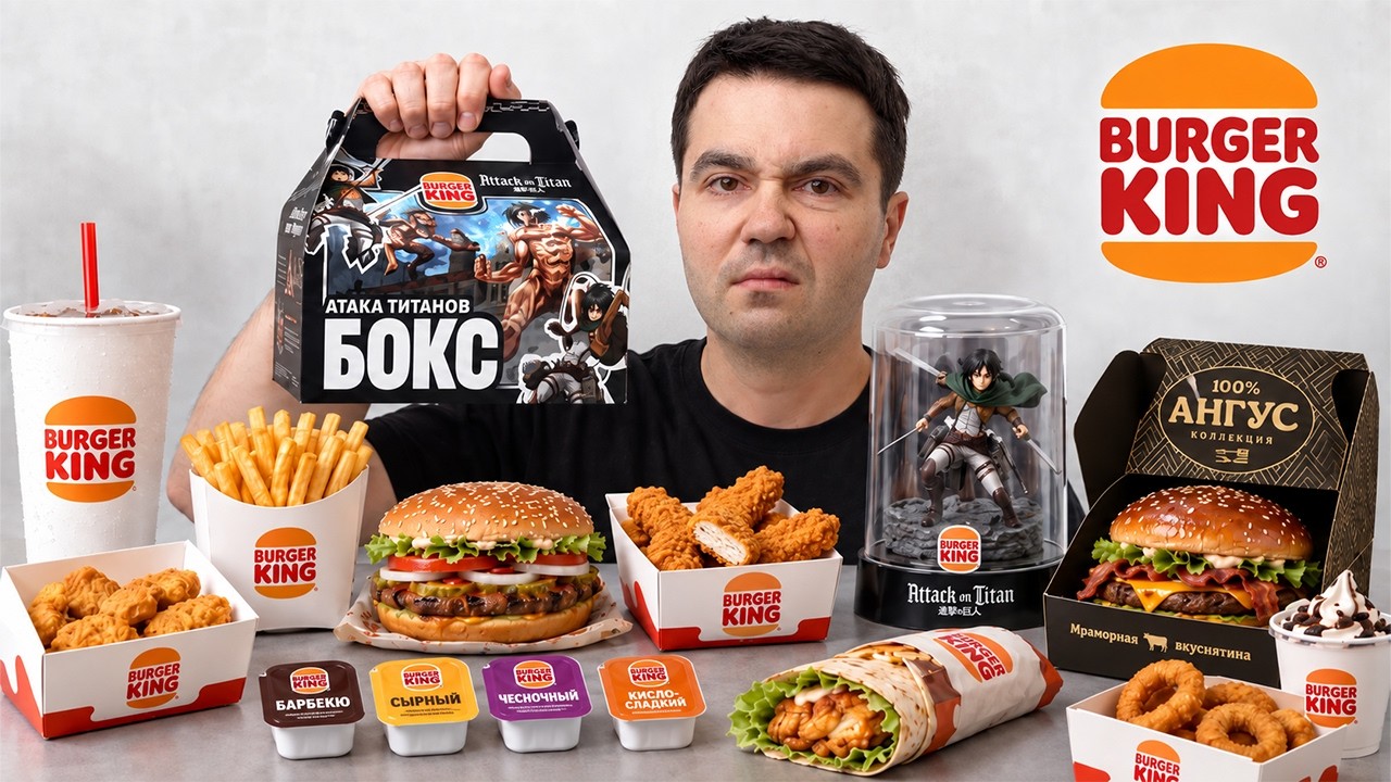 Попробовал ВСЕ МЕНЮ Бургер Кинг. Что с Ценами?!