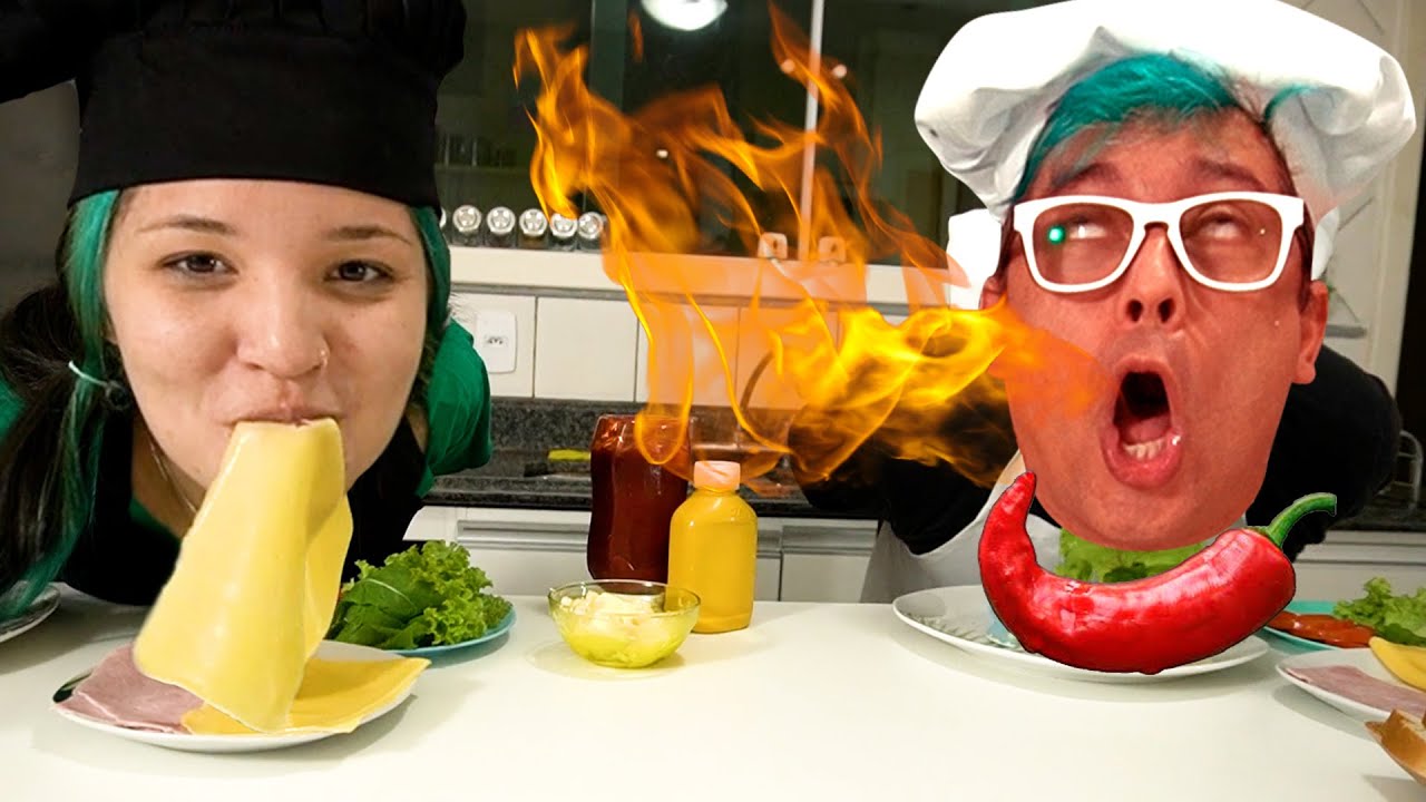 COZINHANDO SEM AS MÃOS - DESAFIO MASTER CHEF!!!