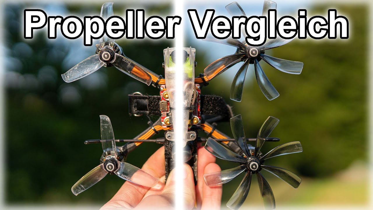 Propeller Vergleich - 8-Blatt vs. Original