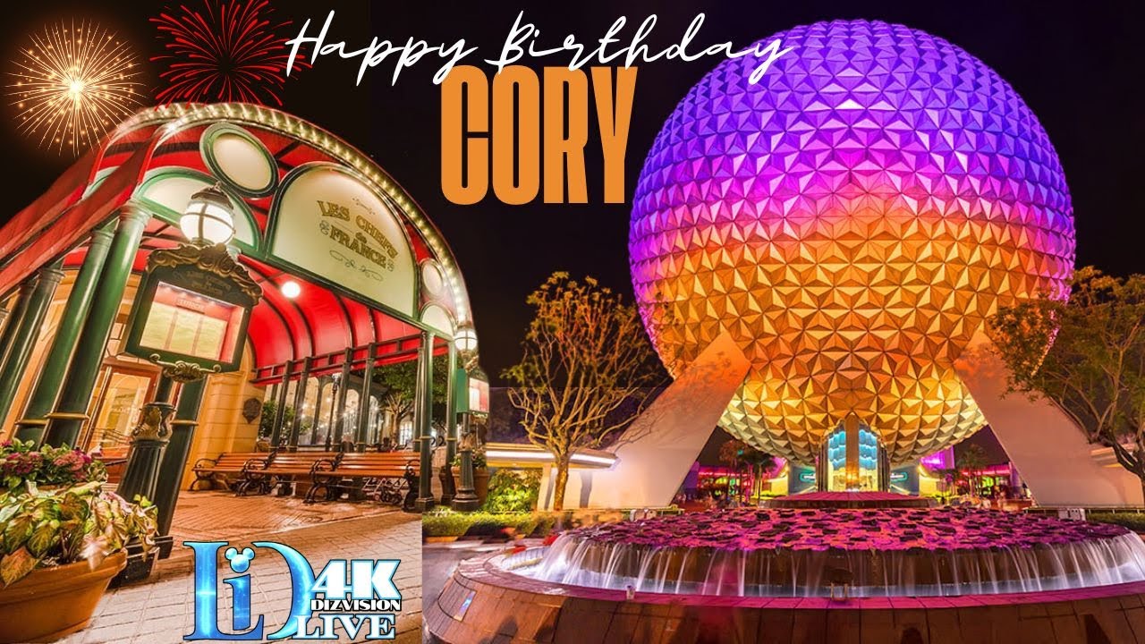 🎂Watch Live NOW: Happy Birthday Cory @ EPCOT!! 2025