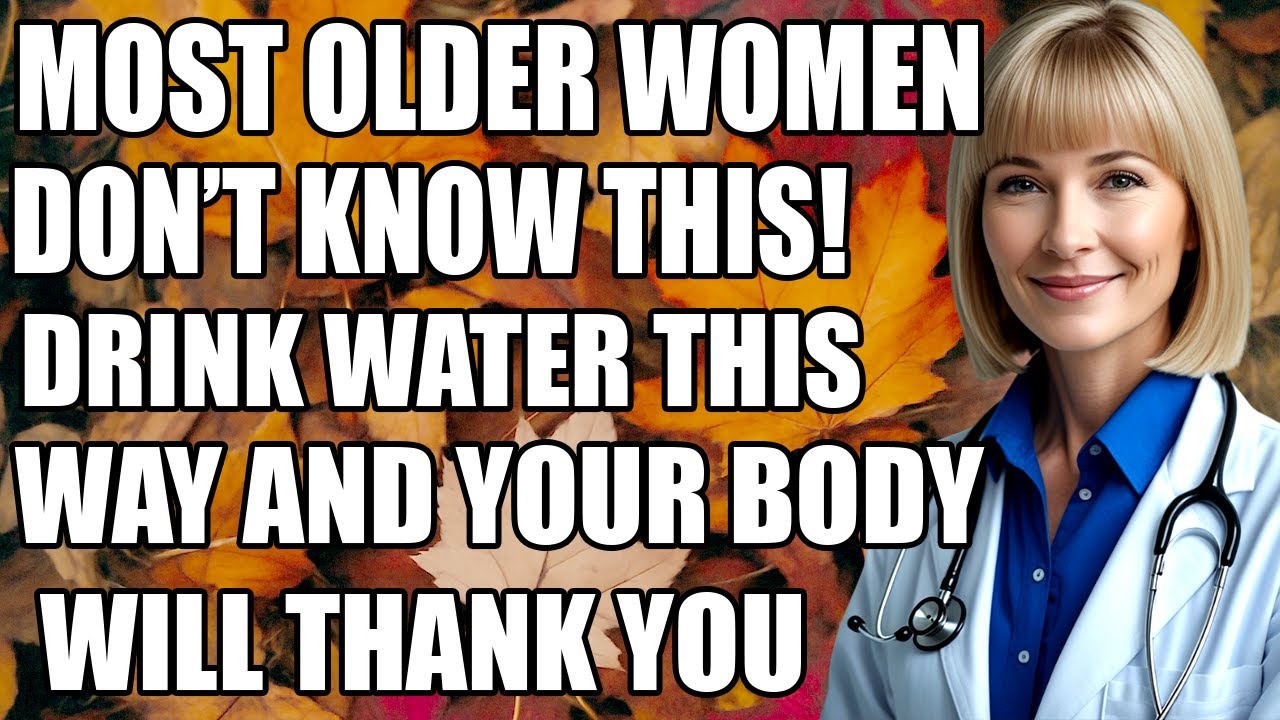 Gynecologist: Drink Water This Way to Boost Hormones & Intimate Circulation After 60